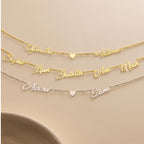 Custom Name Necklace, 18K Gold Plated Name Necklace, Personalized Name Necklace, Birthday Gift for Her, Love Gift For Her, Gift for Mom (Copy)