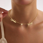 Custom Name Necklace, 18K Gold Plated Name Necklace, Personalized Name Necklace, Birthday Gift for Her, Love Gift For Her, Gift for Mom (Copy)