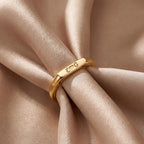 Gold Name Ring , Personalized Engraved Name Ring , Custom Name Ring , Minimalist Gold Name Jewelry