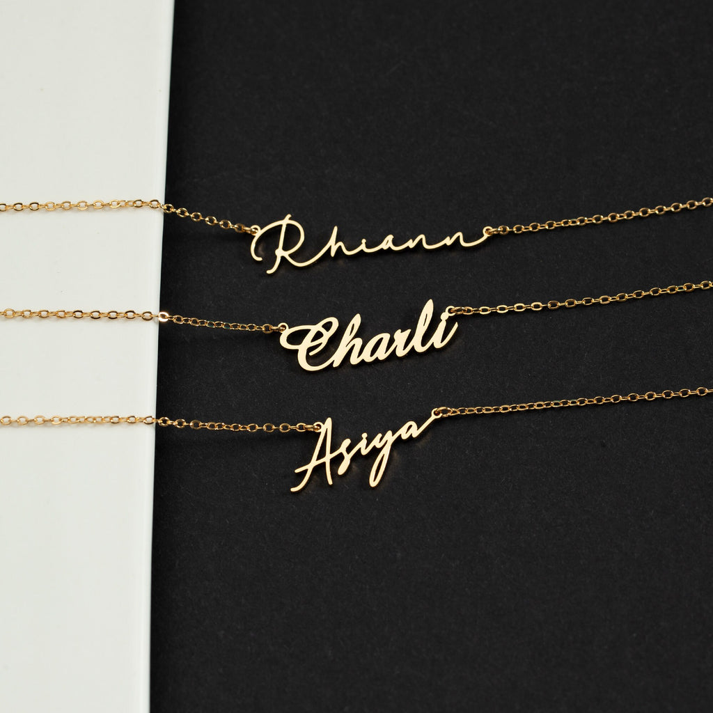 925 Sterling Silver Name Necklace,Personalized Name Jewelry,Custom Minimalist Name Necklace,Mothers Day Jewelry,Personalized Gift for Mummy image 2
